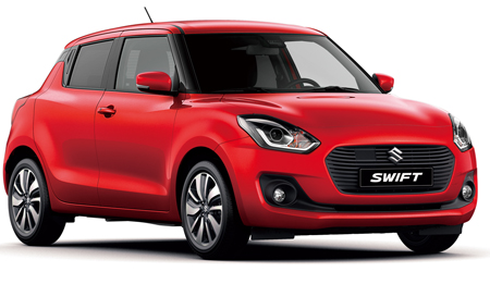 Ny Suzuki Swift 2017 forfra