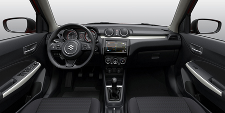 Ny Suzuki Swift 2017 instrumentbord