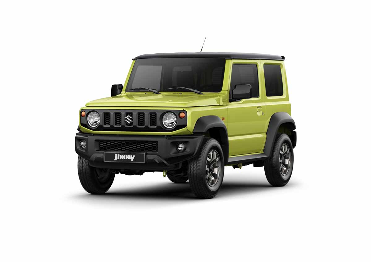 Udstyr og farveudvalg Jimny farver